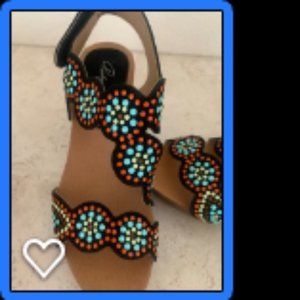 Penelope Collection Santa Fe Black Shoes